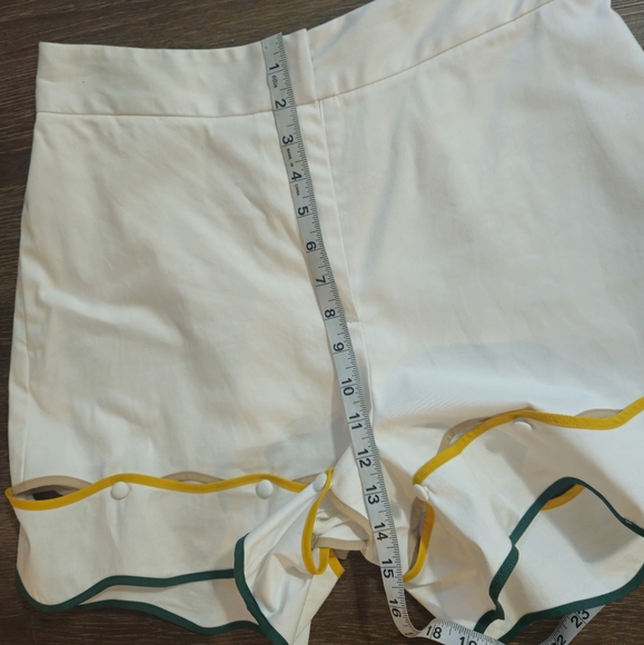 NWT Antonio Melani Scalloped White Short Set sz 10 - Picture 9 of 16